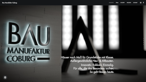 Bau Manufaktur Coburg - Referenz bei Webspace-Verkauf.de
