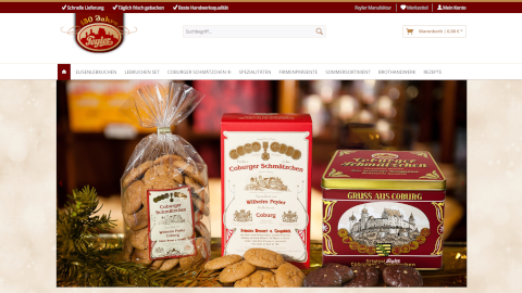 Feyler Lebkuchen - Referenz bei Webspace-Verkauf.de