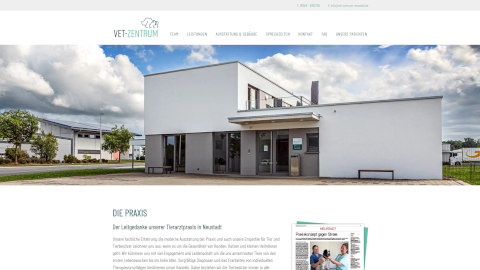 VET-Zentrum - Referenz bei Webspace-Verkauf.de