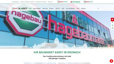 Karst Baustoffe - Referenz bei Webspace-Verkauf.de